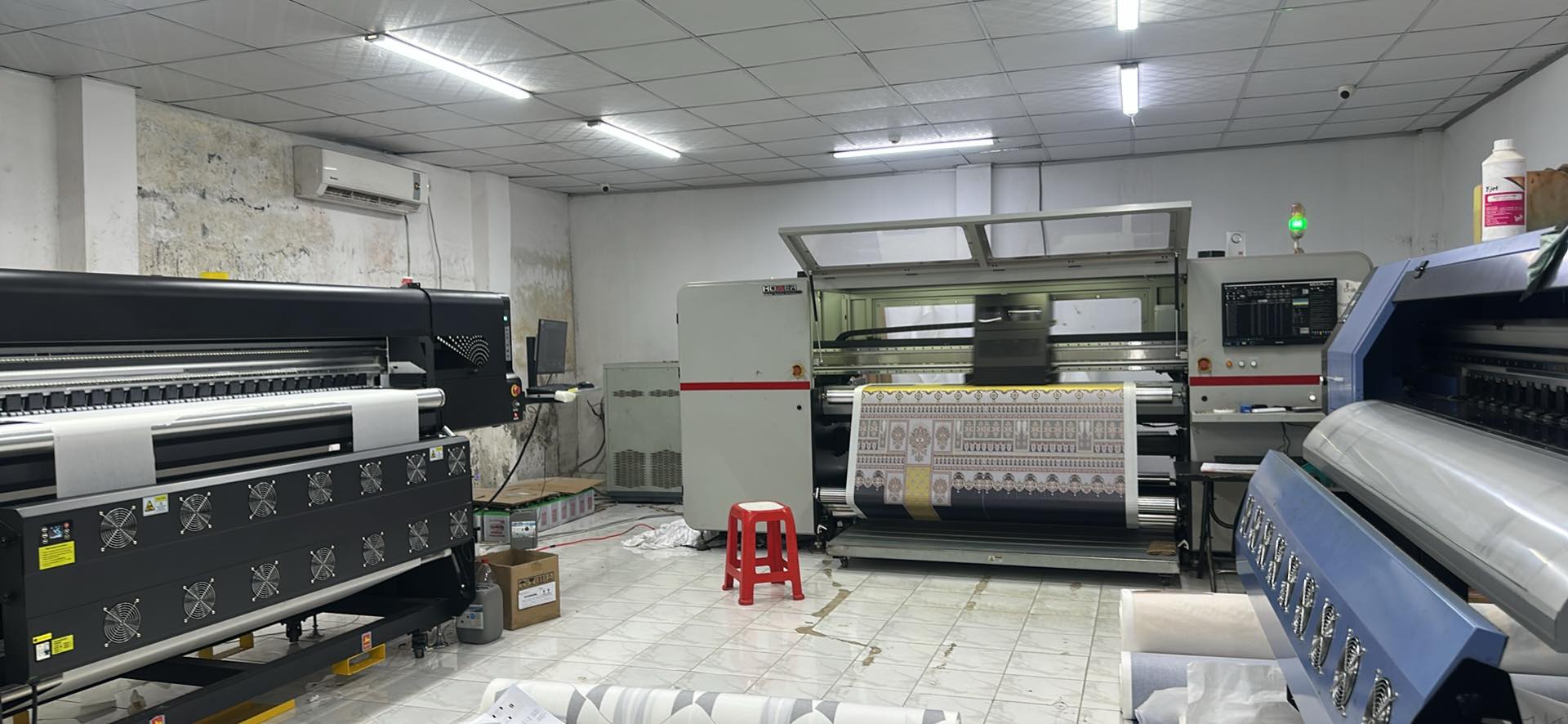 Dinson Enterprises sublimation printing department Pakistan